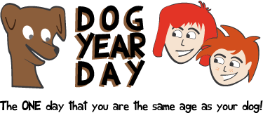 dog year day boy and girl and dog